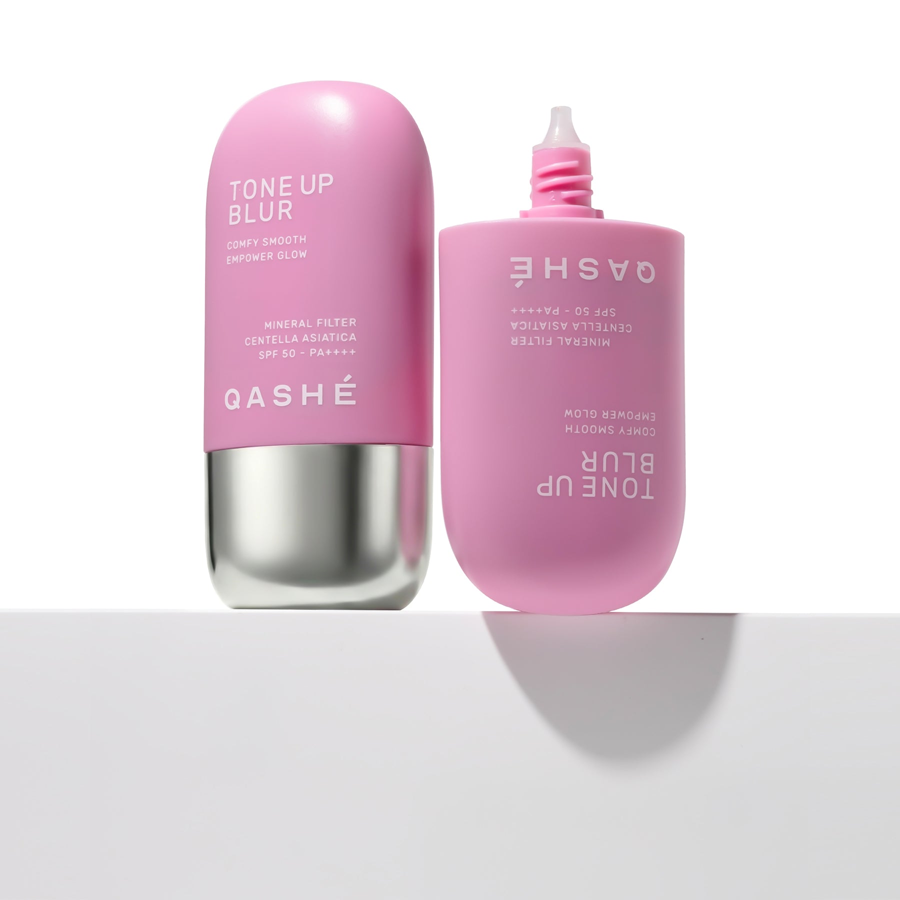 Qashé Tone Up SPF 50+ Light Mineral Filtreli Renkli Güneş Kremi 50 Ml